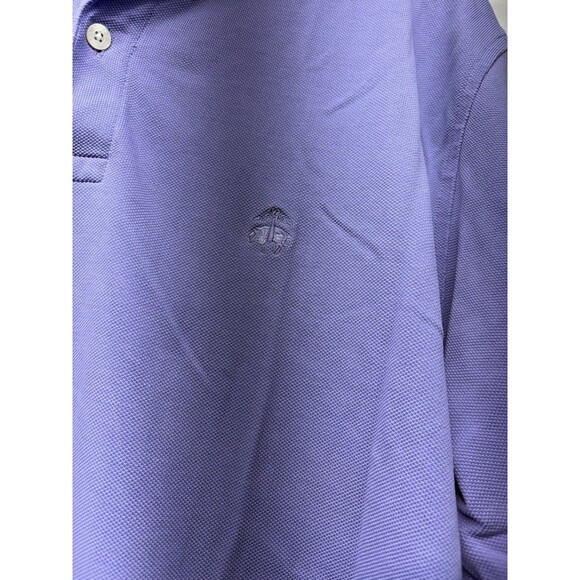Brooks Brothers Purple Short Sleeve Polo Shirt Golden Fleece Men’s Size Medium - Picture 2 of 7
